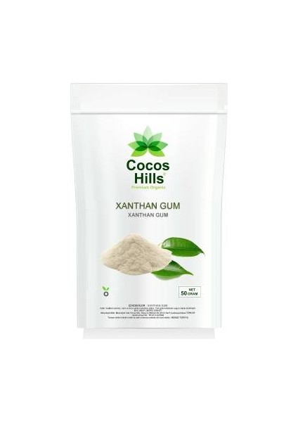 Xanthan Gum Gluten Free ( Glütensiz Ksantan Gam ) 50 gram