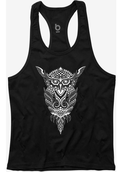 Owl  Fitness Gym Tank Top Sporcu Atleti