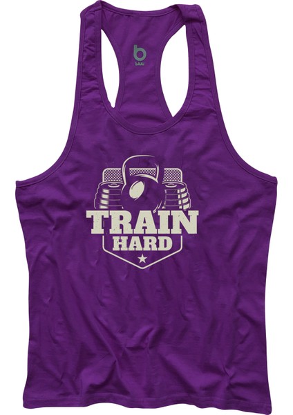 Trainhard Fitness Gym Tank Top Sporcu Atleti