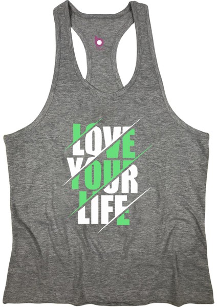 Yourlife Fitness Gym Tank Top Sporcu Atleti