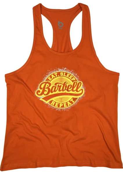 Barbell  Fitness Gym Tank Top Sporcu Atleti