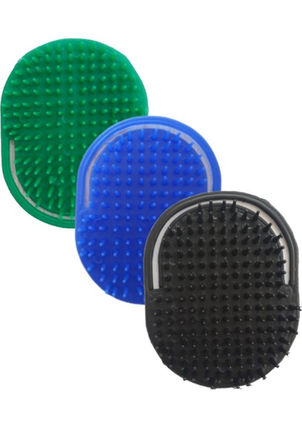 3 Adet Ele Geçmeli Yıkama Tarağı Pratik Banyo Tarak Saç Masaj Tarağı