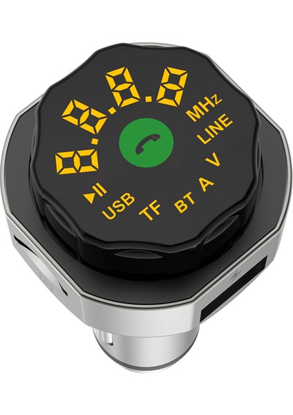 AP06 Tam Metal Araba Bluetooth Uyumlu Çalar Fm Verici Çok Fonksiyonlu Araç Şarj (Yurt Dışından) fırsatları