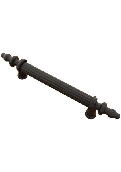 Metal Kumru Boy Kulp Mat Siyah 96MM - 2 Adet