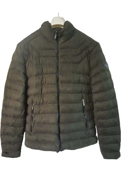 Erkek Süet Mont 100 - Yeşil - L