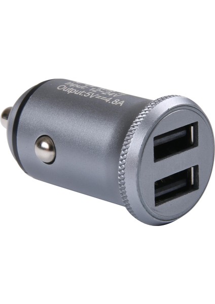 Pq5 Evrensel Çift USB Bağlantı Noktaları Hızlı Şarj Cep Telefonu Araç Şarj Adaptörü (Yurt Dışından)