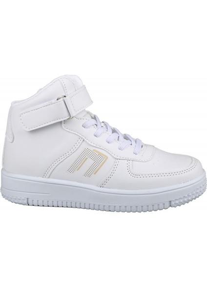 Marka Sesi Cool Pekin Boğazlı Beyaz Çocuk Sneakers