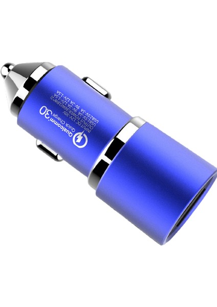 Qc3.0 Araç Şarj Çakmak 12/24 V 4.8A Hızlı Şarj Çift USB Şarj iPhone Uyumlu Için (Yurt Dışından)