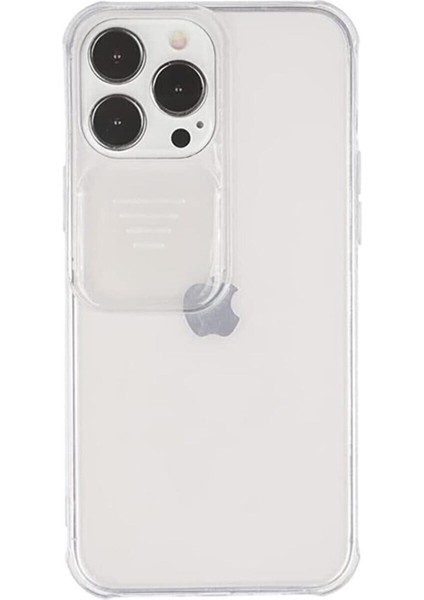 Apple iPhone 13 Pro Max Uyumlu Şeffaf Sürgülü Köşe Korumalı Arka Kapak Telefon Kılıfı fiyatları