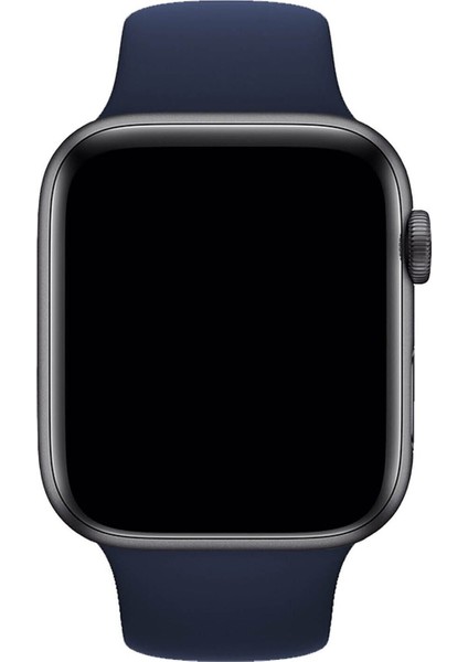 Apple Watch Kordon 1 2 3 4 5 6 7 Se Seri 38MM - 40MM Uyumlu Kayış Bileklik Kordon Lacivert