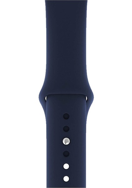 Apple Watch Kordon 1 2 3 4 5 6 7 Se Seri 38MM - 40MM Uyumlu Kayış Bileklik Kordon Lacivert