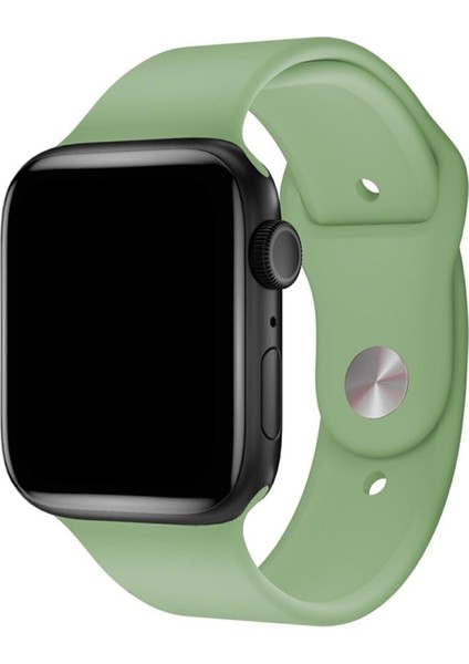 Apple Watch Kordon 1 2 3 4 5 6 7 Se Seri 38MM - 40MM Uyumlu Kayış Bileklik Kordon Zümrüt Yeşili