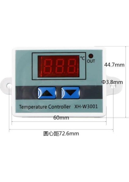 XH-W3001 12V Dc Dijital Termostat 120W