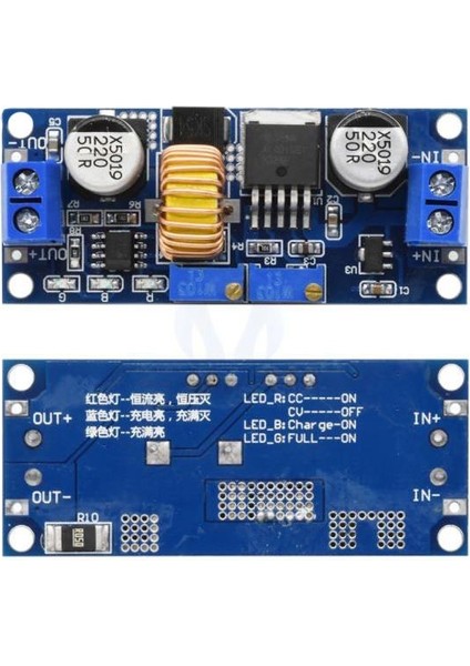 XL4015 Akım Voltaj Ayarlı Dc-Dc Step Down 5A Lipo Şarj Modülü(Mavi Pcb)