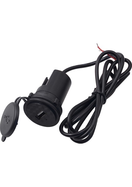 Motosiklet Su Geçirmez Dc 9-24 V Cep Telefonu Güç Kaynağı USB Portu Soket Şarj (Yurt Dışından)