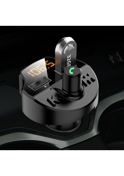 T66 Çok Işlevli Araç Şarj Cihazı Fn Verici Bluetooth Uyumlu Müzik Çalar Hızlı Şarj (Yurt Dışından) fırsatları