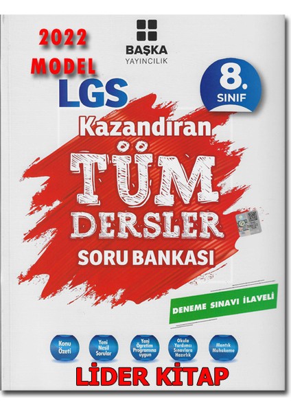 2022 Model Lgs 8.Sınıf Tüm Dersler Soru Bankası + 1 Deneme