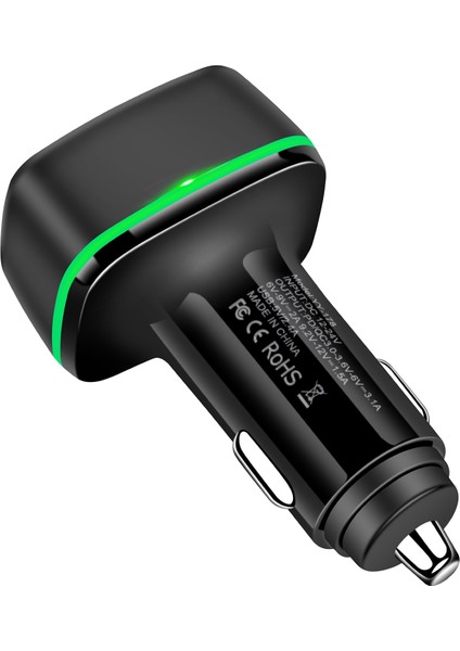 Mini Taşınabilir 3 USB Bağlantı Noktaları Qc3.0 PD18W Hızlı Şarj Araba Telefon Şarj Adaptörü (Yurt Dışından) indirimleri