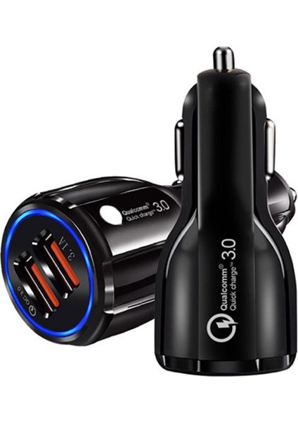 Evrensel Qc 3.0 Çift USB Port 3.4A Hızlı Şarj Araba Oto Adaptörü Şarj Soketi (Yurt Dışından) fiyatları