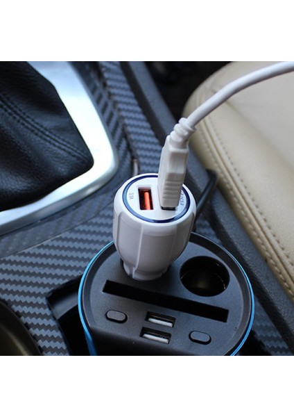 Evrensel Qc 3.0 Çift USB Port 3.4A Hızlı Şarj Araba Oto Adaptörü Şarj Soketi (Yurt Dışından) modelleri