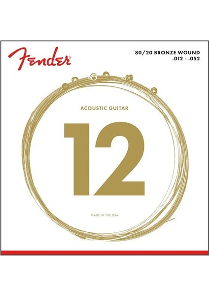70L 80/20 Bronze Takım Tel Akustik Gitar Teli 012-052