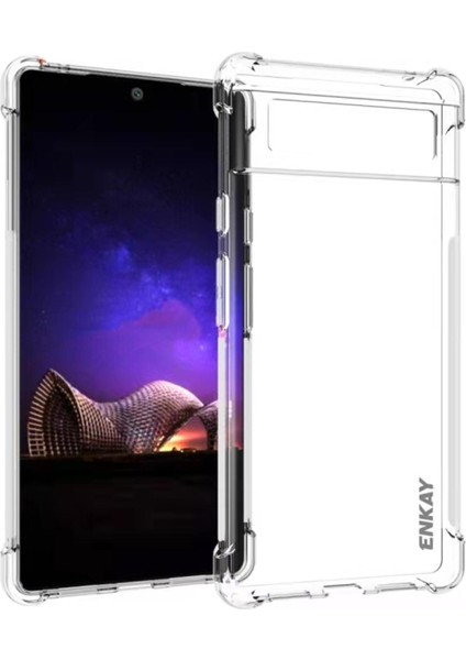 Google Pixel 6 Için Şeffaf Tpu Telefon Kılıfı (Yurt Dışından)