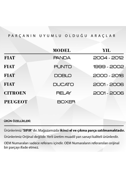 Fiat Doblo, Peugeot Boxer, Citroen Için Su Fıskiye Memesi 2'li fiyatları