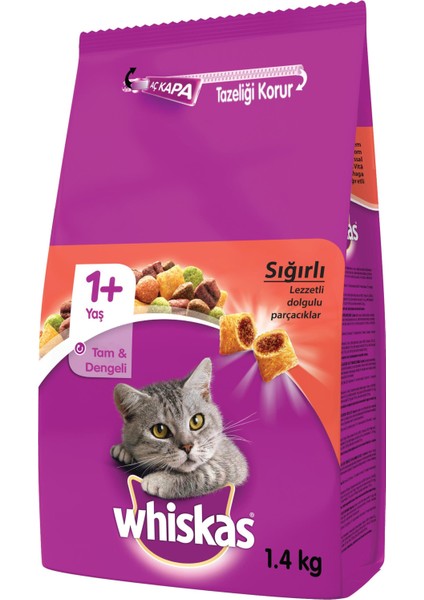 Sığırlı Kuru Mama 1.4 kg x 2 Adet