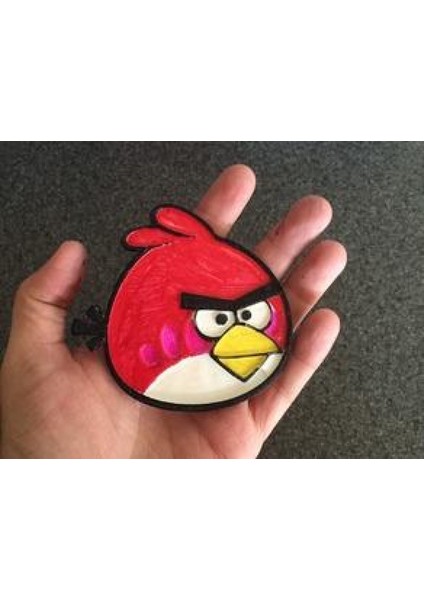 Kızgın Kuş Kırmızı Plastik Aparat