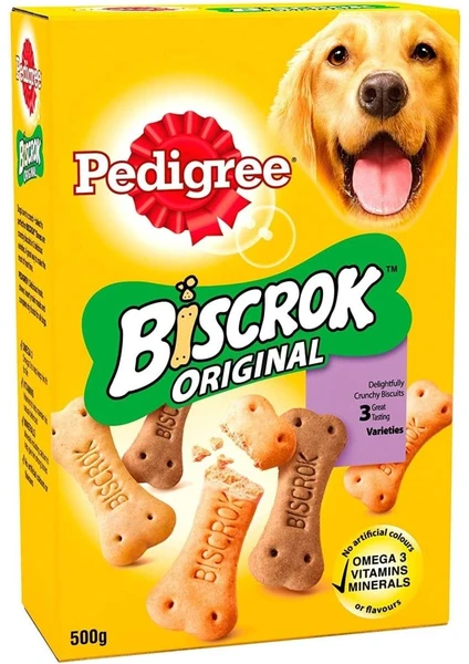 Biscrok Original Köpek Ödül Bisküvisi 6 x 500 G