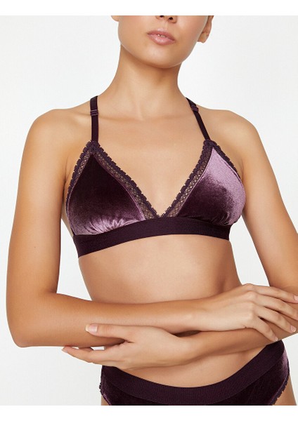 Gül Kurusu Kadife Bralet Ds200111br