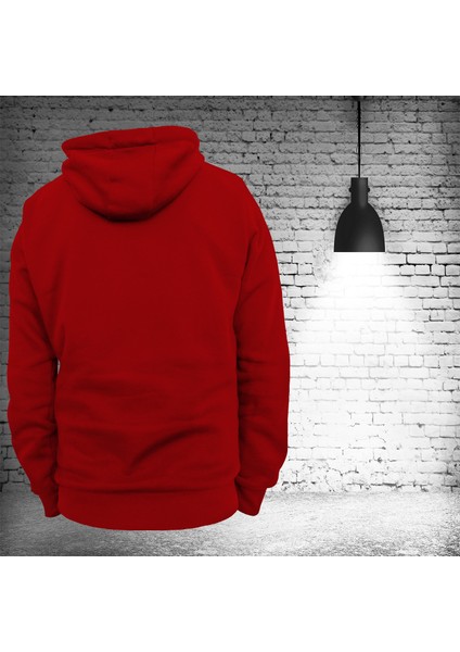 No Pain No Gain Baskılı 3 Ipl. Şardonlu, Kalın (600 Gr.) Içi Polar Kırmızı Sweatshirt fiyatları