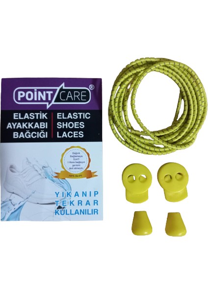 Akıllı Kilitli Elastik Ayakkabı Bağcık 100 cm