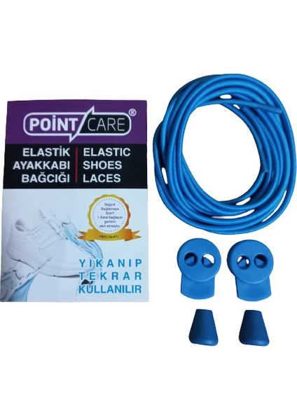 Point Care Akıllı Kilitli Elastik Ayakkabı Bağcık 100 cm