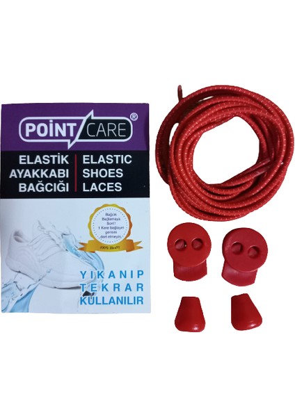 Akıllı Kilitli Elastik Ayakkabı Bağcık 100 cm