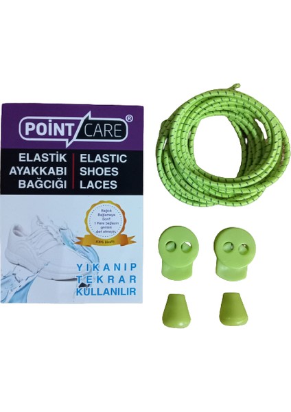 Akıllı Kilitli Elastik Ayakkabı Bağcık 100 cm