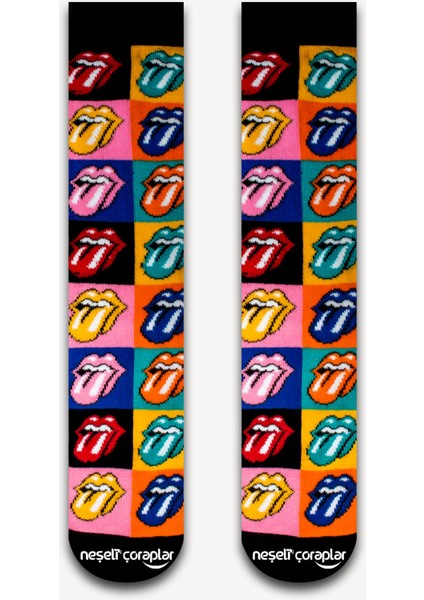 Rollings Stones Renkli Erkek Çorap