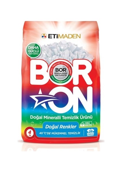 Mineralli Temizlik Ürünü Renkliler Için 4 kg x 2