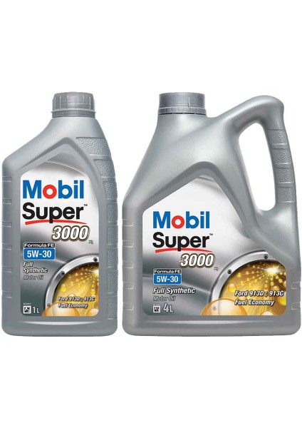 Super 3000 X1 Formula Fe 5W30 Motor Yağı 4 L + 1 L ( Üretm Yılı: 2023 )