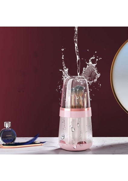 Kozmetik Organizatör Makyaj Saklama Kutusu Makyaj Fırça Tutucu Kaş Kalem Ekran Standı Moda Kalem Tutucu Masaüstü Toz Geçirmez | Saklama Kutuları ve bidon (Yurt Dışından)