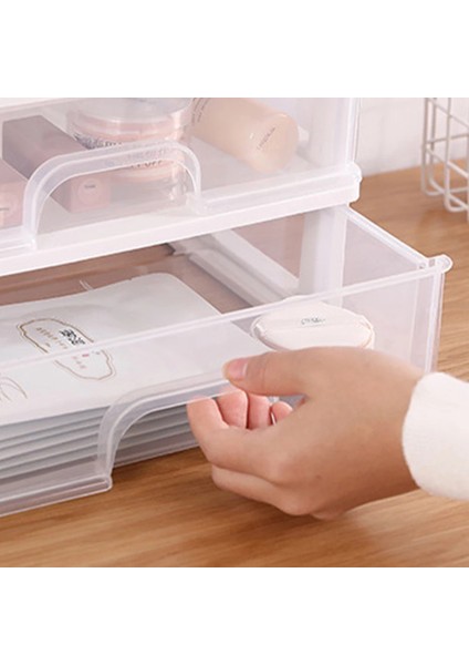 Makyaj Organizatör Kutusu Kozmetik Çekmece Şeffaf Masa Çekmece Dresser Kozmetik Kutusu Cilt Bakımı Raf Takı Makyaj Organizatör | Makyaj Organizatörleri (Yurt Dışından) fiyatları