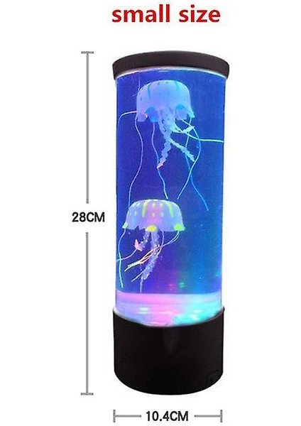 USB Güç Jellyfish Mood Masası Başucu Lambası Fantasy Akvaryum Hipnotik Renk Değiştirme Çocuklar LED Gece Lambası Ev Dekorasyonu (Yurt Dışından)