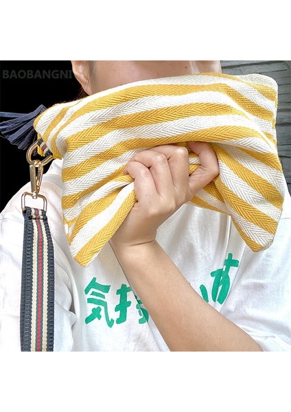 Kozmetik Çantası Kadın Çizgili Makyaj Kılıfı Organizatör Kore Püskül Kozmetik Kılıfı Gereçe Seyahat Tuvalet Çantası Tuval Güzellik Kılıf | Kozmetik Çanta ve davalar (Yurt Dışından) fiyatları