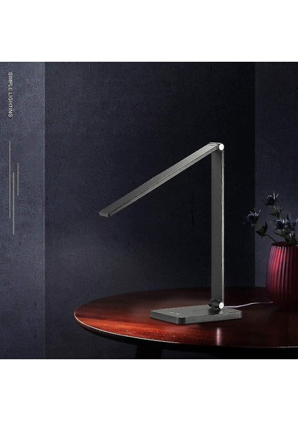 Lambalar Masa Lambası LED Masa Lambası Göz Bakımı Masa Lambası USB Şarj Portu Dokunmatik Kontrol Okuma Lambası (Yurt Dışından)