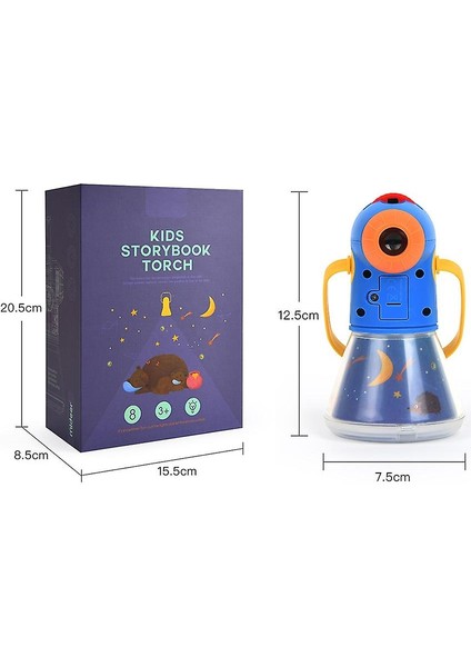 Çocuk Oyuncak Hikayesi Kitabı Torch Projektör Kaleidoscope Sky Küpeşte Galaxy Gece Light Up Karikatür Bebek Oyuncakları Çocuklar Eğitici Oyuncaklar (Yurt Dışından)