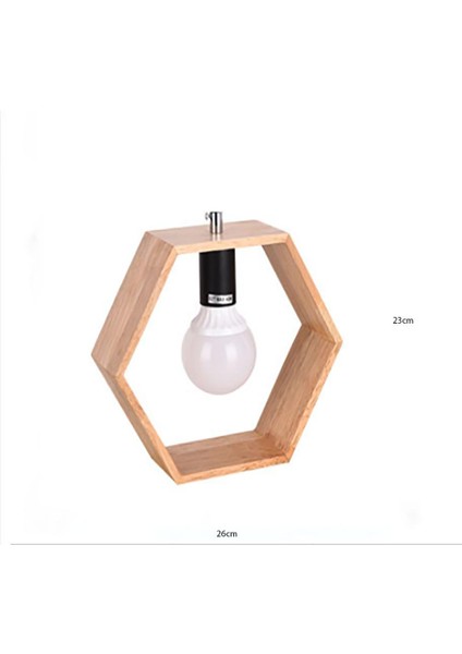 Yatak Odası Başucu Göz Koruma Masa Lambası, Çocuk Ahşap Sanat Gece Lambası, Üniversite Yurdu LED Masa Lambası (Yurt Dışından)
