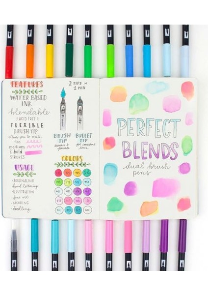 Abt Dual Brush Pen Grafik Kalemi 20'li Set - Perfect Blend modelleri
