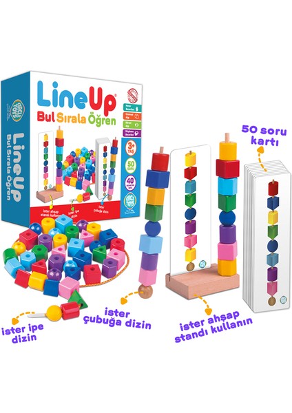 Circle Toys  Ingilizce Öğreniyorum + Line Up Ring Seti