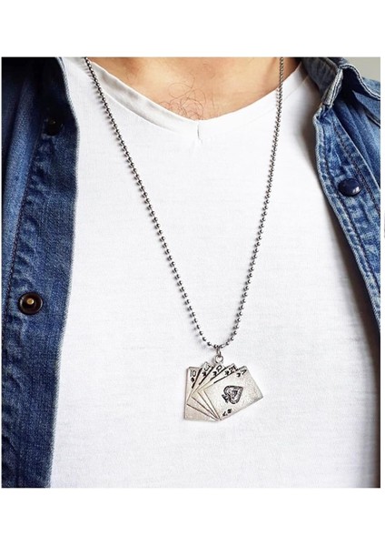 Iskambil Destesi Erkek Kolye