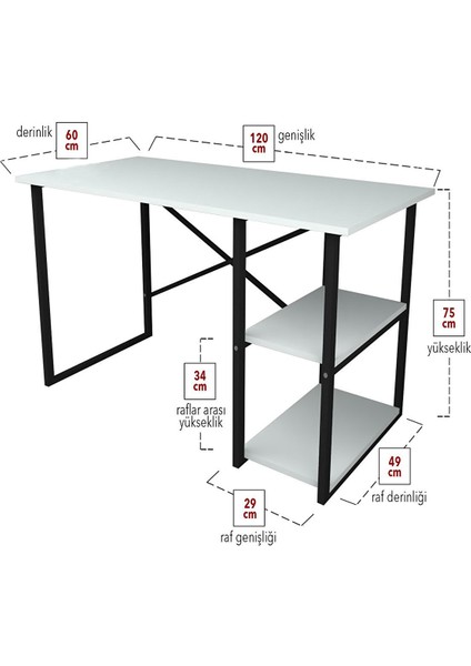 Çalışma Masası Bilgisayar Masası Ofis Ders Yemek Masası